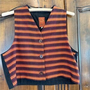 Vintage Romeo Gigli striped vest size M